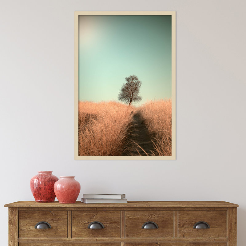 Grass And Path by Jaap Van Den, Brown, 23" W x 33" H
