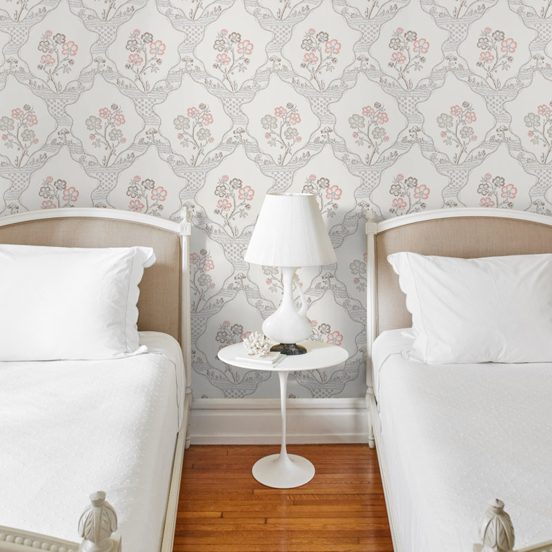 Marella Wallpaper, Rose