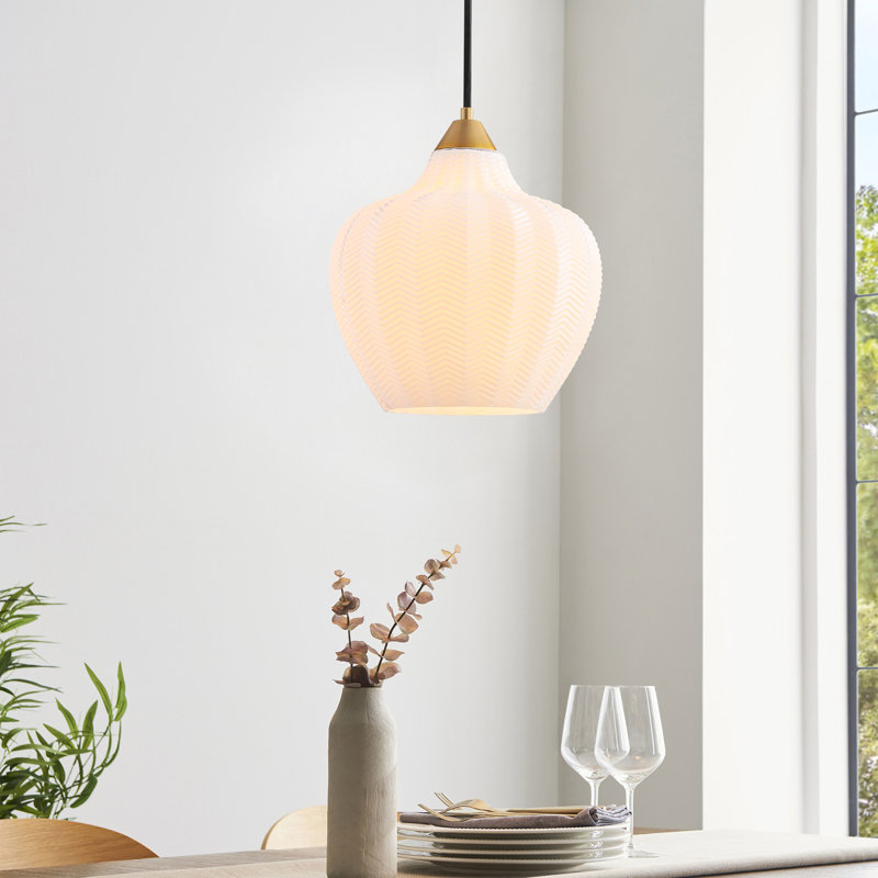 Layla 1 - Light Dome Glass Kitchen Island Pendant Light