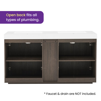 Bathroom Vanity with Solid Surface Top