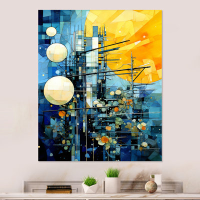 Abstract Solar Panels Sunlight Collage IV - Abstract Collages Metal Wall Art