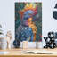Art mural luxueux «Parrot In Multicolor» par Momart-106417169