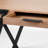 Zavalla Solid Wood Iron Writing Desk