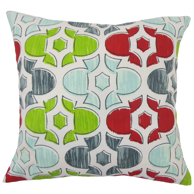 Cotton Geometric Sham Set, King, Holiday