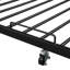 Structure de lit plateforme en métal avec ports USB gigogne et support de lattes sans sommier-278429579