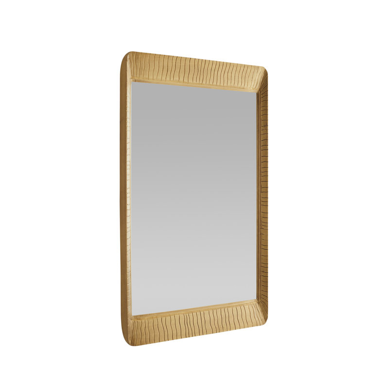 Hart Rectangle Brass Beveled Mirror