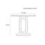 Sidra 55.12'' Solid Wood Console Table-1846562131-1846562140