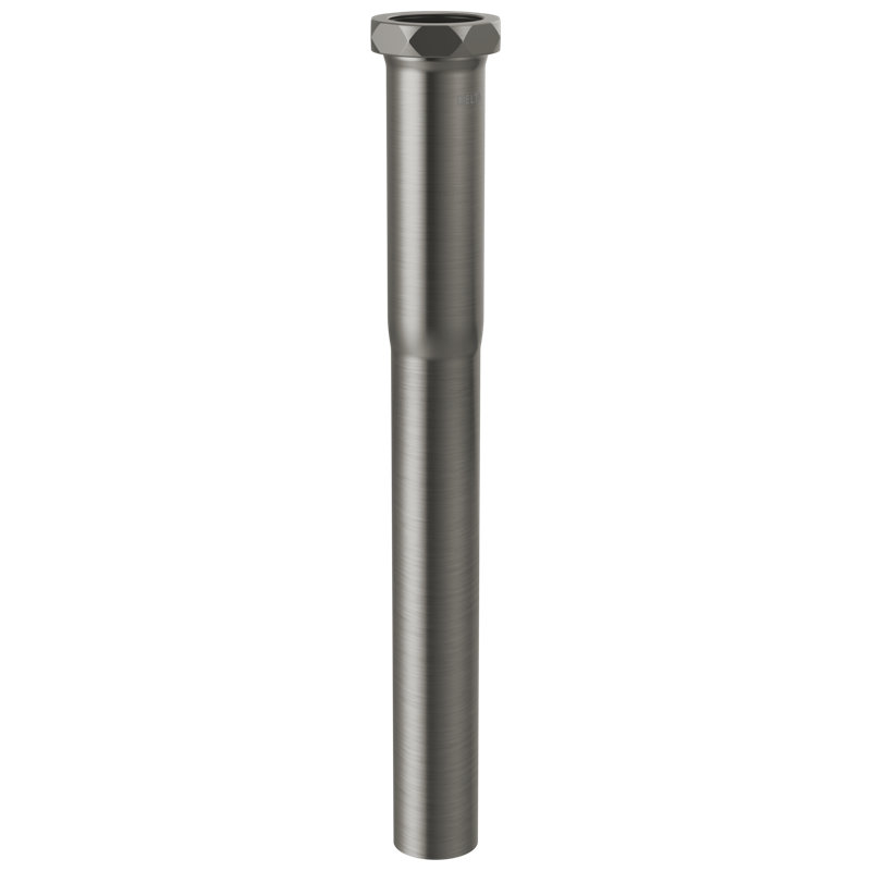 P- Trap Slip Joint Extension, Black Stainless