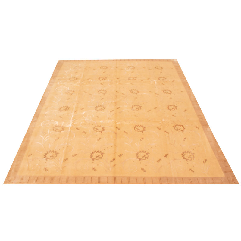 Tapis unique en laine nouée à la main nouvel âge de 8 pi 6 po x 11 pi 6 po Bonville