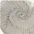 11.5x6.7x7.7" Sand and Cement Nautilus Shell Planter with Textured Beige Finish