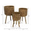 Ensemble de jardinière neutre en osier Boho, décoration de jardin d'intérieur polyvalente-145217744-145217745