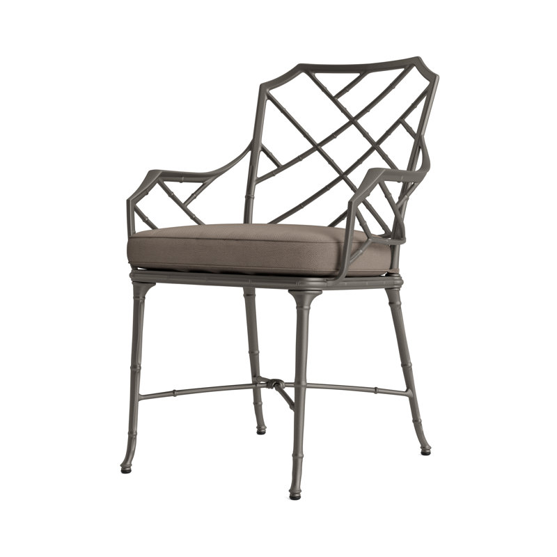 Calcutta Outdoor Dining Chair, Mica, Fusion Dove