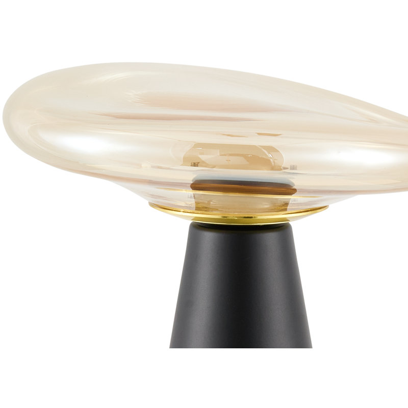 Lampe de table Chaunta, Noir, noir, noir, noir