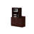 BREAKtime 54" Commercial Breakroom Cabinet with Microwave Hutch, Door Storage & Concealed Trash Compartment, Espresso-35517275