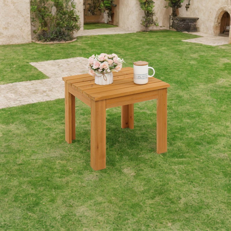 Table d'appoint en bois Brijette