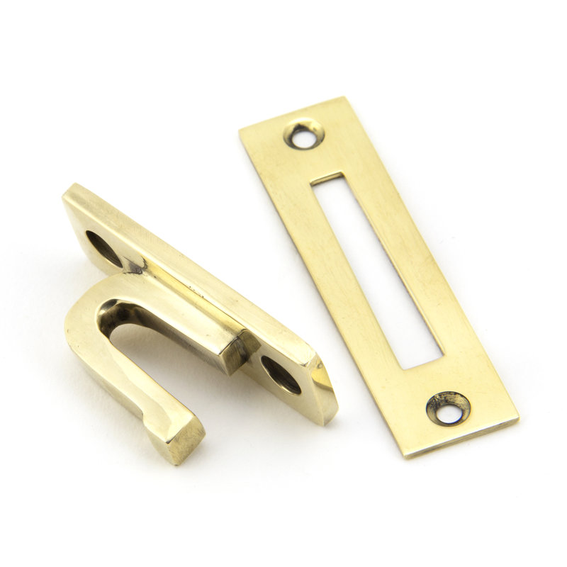 Avon Fastener Lock, Aged Brass