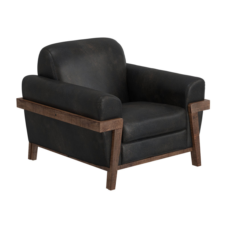 Structure et base en bois, fauteuil