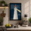 Beacon in the Night Coastal - Wrapped Canvas-1051255000-1051255001