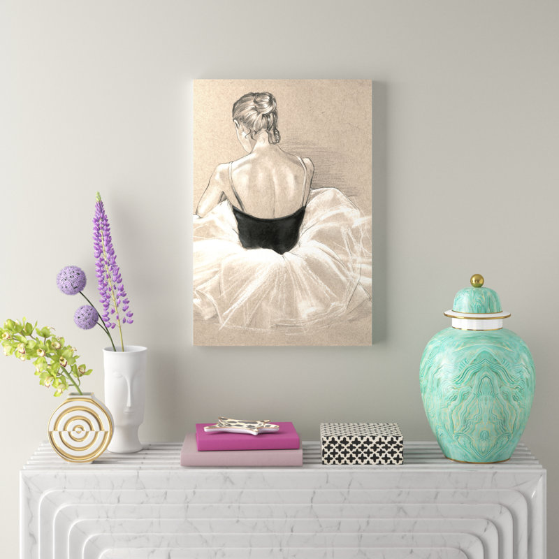 Ballet Study II by Jennifer Paxton Parker - Painting, 122cm H x 81cm W, Wrapped Canvas