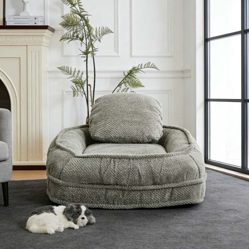 Canapé Lazy, 5 positions réglables, Vert