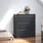 35.43"W 3-Drawer Lateral File Cabinet with Lock - Heavy-Duty Metal Filing Cabinet for Home Office, Letter/Legal/A4/F4, Assembly Required,Black-1484663612