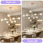 Lustre sphérique spoutnik moderne 8 lumières Glenarm-28707169