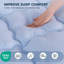 Surmatelas moelleux de 4 po pour dortoir et université, surmatelas respirant rafraîchissant avec sangles élastiques, certifié OEKO-TEX®-308851802
