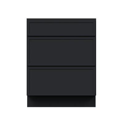 Armoire de tiroir de cuisine prête à assembler l 27 po x P 24 po x H 34,5 po CASAINC