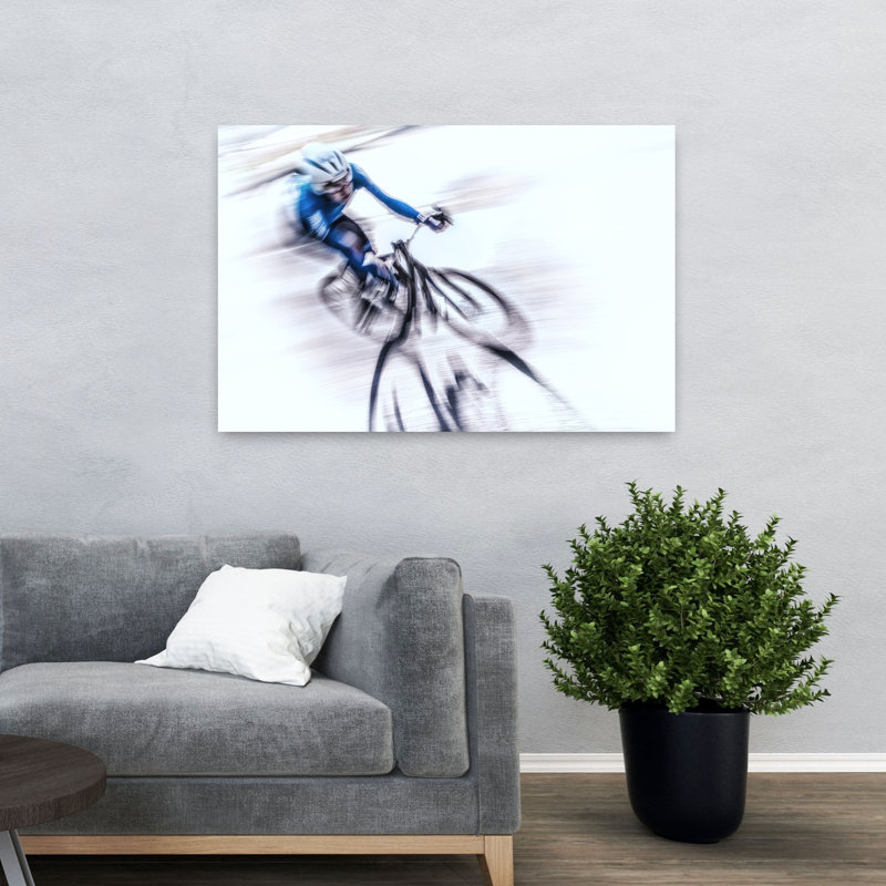 Impression d'art mural vélo Speed Racer, 32" H x 48" W