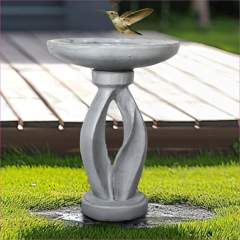 Bain d'oiseaux à piédestal Nadim