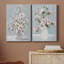 Magnolia Romance - Ensemble de 2 peintures sur toile tendue-774748479