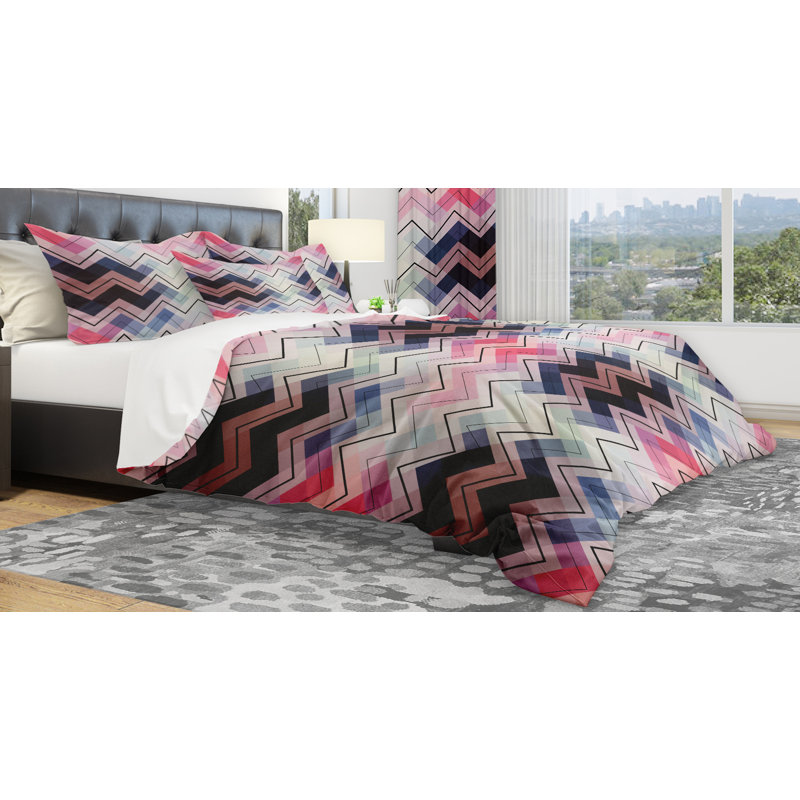 Ensemble de housse de couette designart, Housse de couette grand + 2 taies décoratives