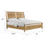 Ensemble de chambre à coucher avec deux tables de chevet, commode et lit-836883713-836883714