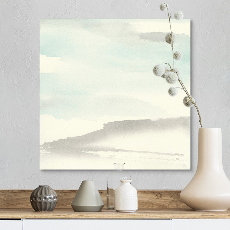 «Teal Sky II», reproduction sur toile, Toile tendue, H 16 po x l 16 po x P 1,25 po