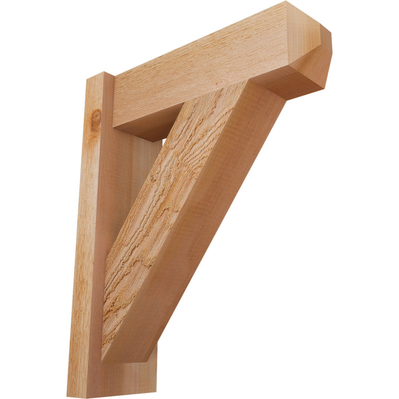 Artisan traditionnel en bois rustique, P 18 po x H 22 po, Cèdre rouge de l'Ouest de 6 po (sciage brut)