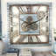 Horloge murale surdimensionnée carrée 24 po pour le salon avec la collection America-94246275