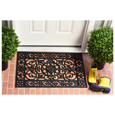 Tapis d'entrée antidérapant Agee Utopia
