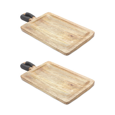 Crister 2 Piece Ottoman/Coffee Table Tray Set