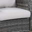 Chaise berçante en osier avec coussins Schutt-925171962
