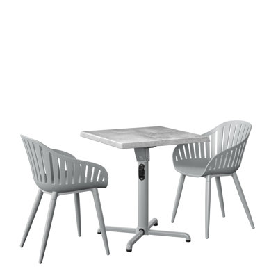 Akeda Square 2 - Person Bistro Set