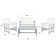 Calhoun Acacia 4 - Person Patio Conversation Sets with Cushions