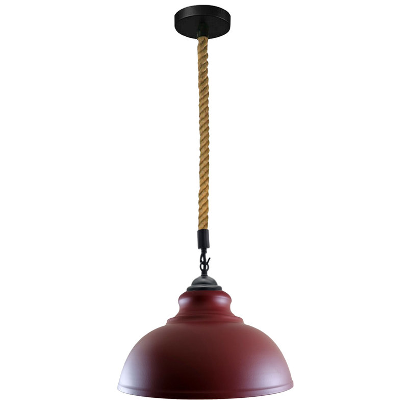 Kathryn 1 - Light Single Pendant, Yes, Burgundy