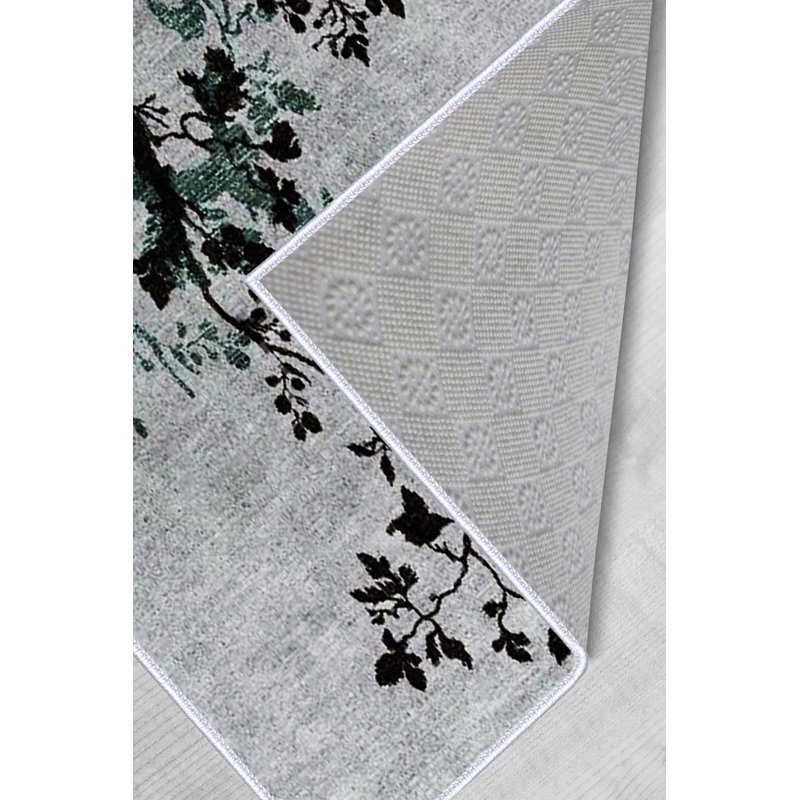 Premium Woven Area Rug, 5.2 x 7.5 Feet, 100% Polyester, Antibacterial, Non-Slip PVC Underside | 3D Digital Printed Design, 0.3 in Pile Height | Machine Washable, Ideal for Living Room & Bedroom Decor