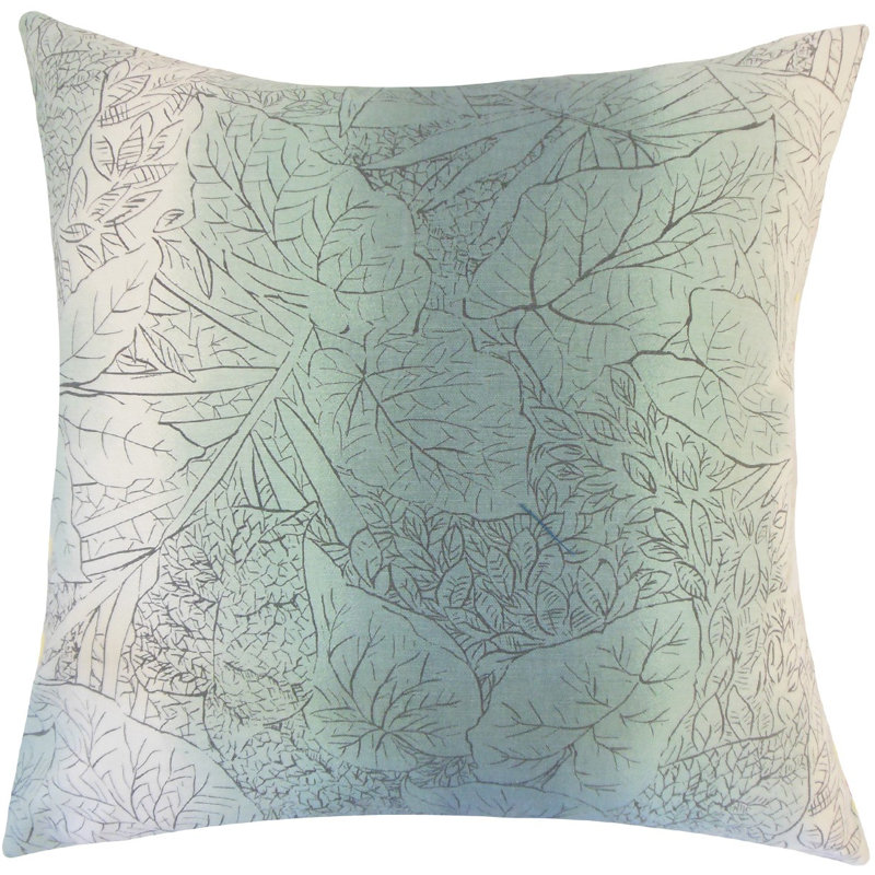 Square Pillow Cover & Insert, 20" H x 20" W x 5" D, Cove