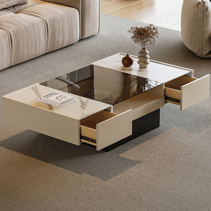Single Coffee Table, 15.7" H x 51.2" L x 27.6" W