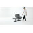 Zenon Velvet Swivel Accent Chair with Ottoman-993491594