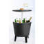 Keter Table basse d'appoint 2 en 1 avec refroidisseur d'extérieur Cool Bar Cooler-28926748
