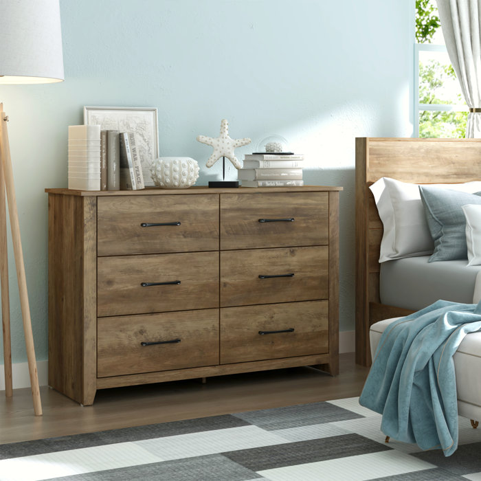 Zipcode Design™ Walter 6 Drawers Double Dresser & Reviews | Wayfair