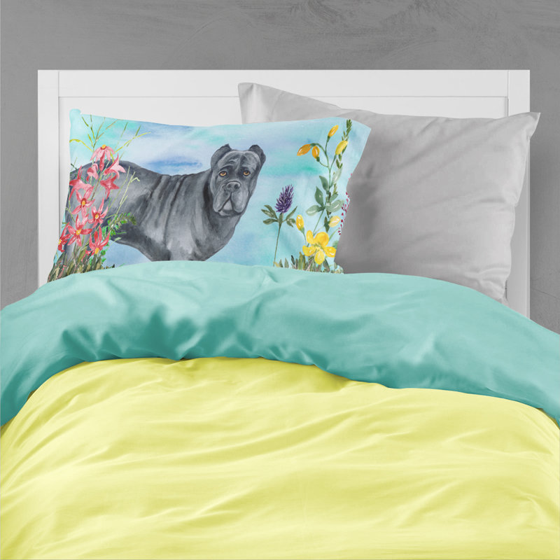 Taie d’oreiller spring, Cane corso brun