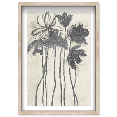 Flower Abstract Studio Framed Graphic Art